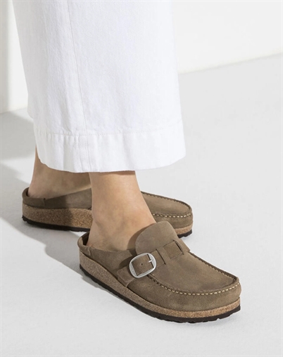Buckley Suede Leather - Grey Taupe - Birkenstock